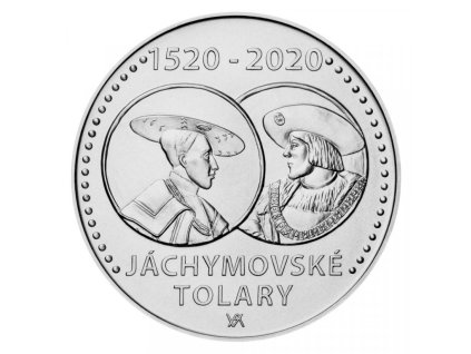 Stříbrná mince 200 Kč Zahájení ražby jáchymovských tolarů 2020 standard