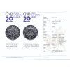 Stříbrná mince 200 Kč 20 let ČNB a české měny 2013 proof