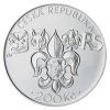 Stříbrná mince 200 Kč Založení Junáka 2012 standard