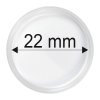 plastova kapsle na minci 22 mm