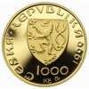 2304 3 zlata mince 1000 kc zalozeni hradu karlstejn 1999 proof