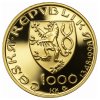 2310 1 zlata mince 1000 kc zalozeni hradu karlstejn 1998 proof