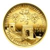 Zlatá mince 2500 Kč Řetězový most ve Stádlci 2008 proof