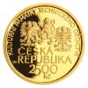 Zlatá mince 2500 Kč Hamr v Dobřívě 2010 proof