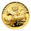 Zlatá mince 2500 Kč Hamr v Dobřívě 2010 proof