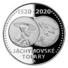 Stříbrná mince 200 Kč Zahájení ražby jáchymovských tolarů 2020 proof