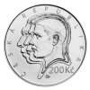 Stříbrná mince 200 Kč Aleš Hrdlička 2019 standard