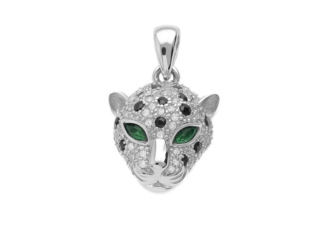 luxusny privesok leopard so zelenymi ocami.jpg