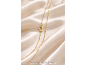 jemna zlata anker retiazka 00
