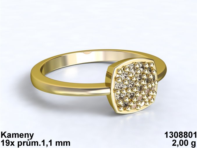 Au 585/1000 Zlatý prsten