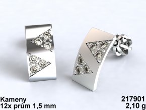 Au 585/1000 Zlaté náušnice