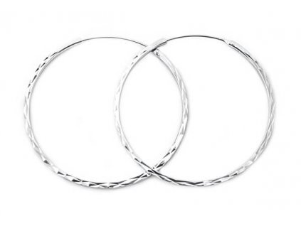 beneto modni kruhove nausnice ze stribra aguc2439 scs 14730312122737