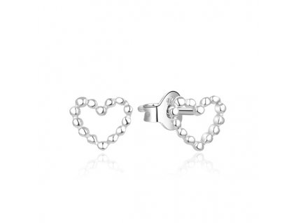 beneto romanticke stribrne nausnice srdicka agup2338l 14827970090704