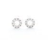 Náušnice na šroubek se zirkony (STY)