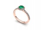 Zásnubní prsteny se smaragdem