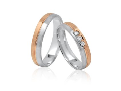 Snubní prsteny Retofy 32Ak3 dámský (Materiál Bílé zlato 14kt, Šířka 4.5, Velikost 40)