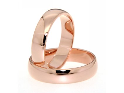 SNAU14C0022 Snubní prsteny pánský (Materiál Bílé zlato 14kt, Šířka 5, Velikost 40)