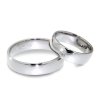 SNAU14B0010 Snubní prsteny dámský (Materiál Bílé zlato 14kt, Šířka 5, Velikost 40)