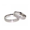 SNAU14B0024 Snubní prsteny pánský (Materiál Bílé zlato 14kt, Šířka 5, Velikost 40)