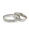 SNAU14B0067 Snubní prsteny pánský (Materiál Bílé zlato 14kt, Šířka 4, Velikost 40)