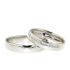 SNAU14B0052 Snubní prsteny pánský (Materiál Bílé zlato 14kt, Šířka 4, Velikost 40)
