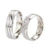 ZEBRA Snubní prsteny pánský (Materiál Bílé zlato 14kt, Šířka 5, Velikost 40)