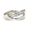 SNAU14B0042 Snubní prsteny dámský (Materiál Bílé zlato 14kt, Šířka 4.5, Velikost 40)