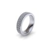 Snubní prsteny SN21002 dámský (Materiál Bílé zlato 14kt, Šířka 4, Velikost 40)