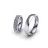 Snubní prsteny SN21002 pánský (Materiál Bílé zlato 14kt, Šířka 4.5, Velikost 40)