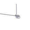 Briliantový přívěšek s řetízkem BZ20015 (Materiál Bílé zlato 14kt)