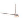 Briliantový přívěšek s řetízkem BZ20015 (Materiál Bílé zlato 14kt)