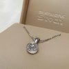 briliantový přívěšek hallo ZK21003 (Materiál Bílé zlato 14kt)