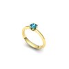 Zásnubní prsten s topazem swiss blue PZAU180001