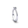 Zásnubní prsten s briliantem PZB20050 (Materiál Bílé zlato 14kt, Velikost 40)