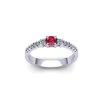Dámský prsten s rubínem PZAU180022