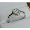 Diamantový prsten Kapka PDB20004 (Materiál Bílé zlato 14kt, Velikost 40)