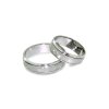 SNAU14B0004 Snubní prsteny dámský (Materiál Bílé zlato 14kt, Šířka 6, Velikost 75)