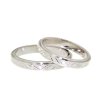 SNAU14B0063 Snubní prsteny dámský (Materiál Bílé zlato 14kt, Šířka 3, Velikost 40)