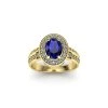 Dámský prsten s modrým safírem PK19002