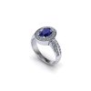 Dámský prsten s modrým safírem PK19002