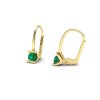 Náušnice se smaragdem NK210025