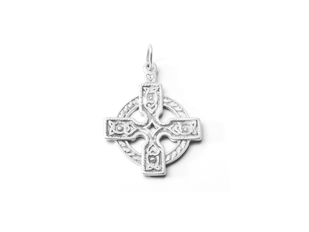 Stříbrný přívěsek keltský kříž 05.00001