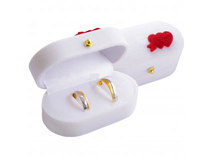 Sametová krabička na snubní prsteny