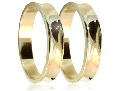 Snubní prsteny z bílého zlata 04.U4