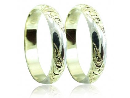 Snubní prsteny v kombinaci zlata 04.B60
