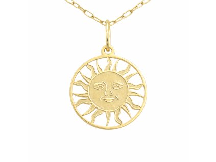 Privesek zlate slunicko