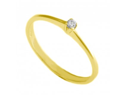 Zlatý prsten zásnubní mini 05.9130772