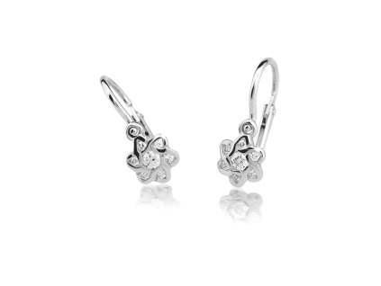 Detske nausnice ve tvaru kyticky