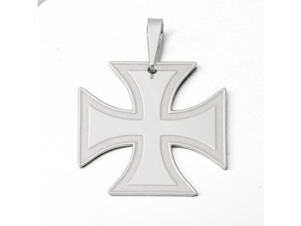Stříbrný přívěsek maltézský kříž PA0607