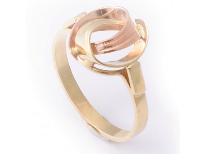 Zlatý prsten kombinovaný 000.00045